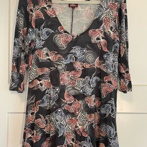 Designer Multicolor Patterned Women's Top